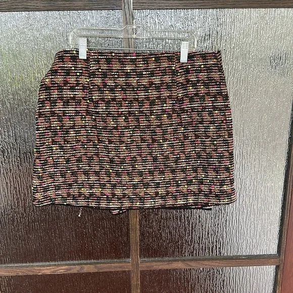 Le Superbe Lennon Tweed Wrap Skirt size 8 - Picture 9 of 10